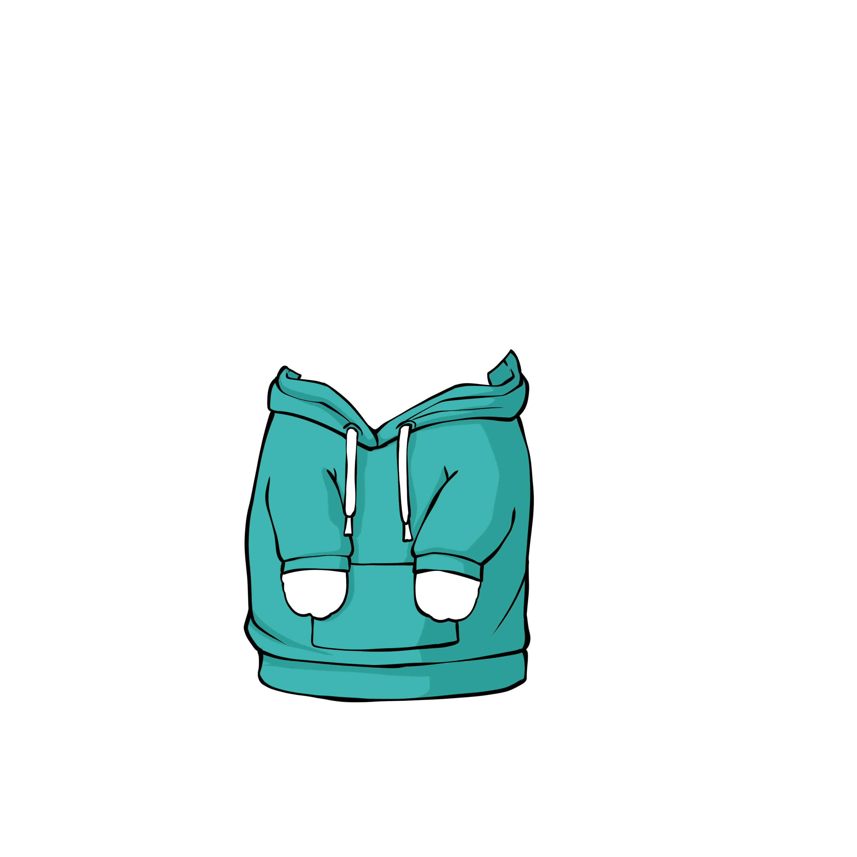 Cyan Hoodie